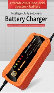 Chargeur de batterie intelligent 12V <span class=keywords><strong>2A</strong></span> de marque propre pour <span class=keywords><strong>automobiles</strong></span> et motos, chargeur de batterie de voiture 12V - Product Image 3