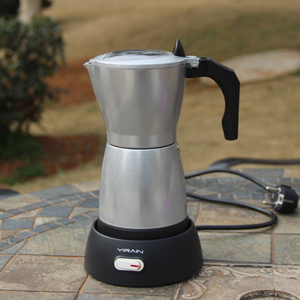 Cafetera eléctrica de aluminio para el hogar, máquina de café expreso de 6 tazas, 300ml, 220V, cafetera <span class=keywords><strong>moka</strong></span>, percolador Latte - Product Image 5