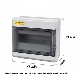 Boîtier de distribution étanche IP65 série HV personnalisé 9 voies, support OEM pour boîtier électrique de 4 à 36 voies - Product Image 2