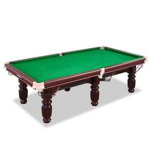 Table de billard classique de 10 pieds avec plateau en marbre volcanique et cadre en bois de haute qualité, accessoires de billard complets inclus - Product Image 1