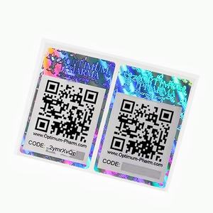 Etiquetas Adhesivas Holográficas Personalizadas para Mascotas, Brillo Iridiscente Dinámico, Anti-Falsificación, Código QR de Trazabilidad para Embalaje - Product Image 4
