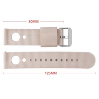 Bracelet en nylon réglable 20/22 mm pour montre connectée GT3 avec boucle à dégagement rapide et conception double couche