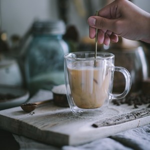 Set 4 <b>Double</b>-<b>Walled</b> Insulated Borosilicate Glass Coffee Glasses Handles 350ml Capacity Microwave Dishwasher Safe for Latte - Product Image 5