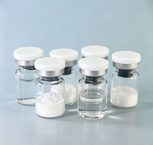 Flacons en verre stériles à bouchon blanc à sertir |   Poudre lyophilisée en vrac et flacons liquides en stock d'usine - Product Image 5