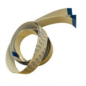 Câble adaptateur FFC en cuivre étamé avec gaine en silicone/PVC, pas de 0,5 mm/0,54 mm/0,7 mm/1,27 mm/0,8 mm pour connexion PCB - Product Image 1