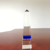 Venta directa de fábrica, nuevo diseño, trofeo de torre de cristal, trofeo de cristal avanzado