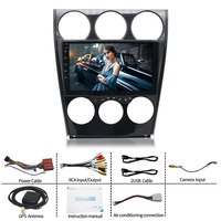 Écran tactile complet de 9 pouces, autoradio DSP, navigation GPS pour Mazda 6 2004-2015, câbles RCA, BT, FM, multimédia automobile