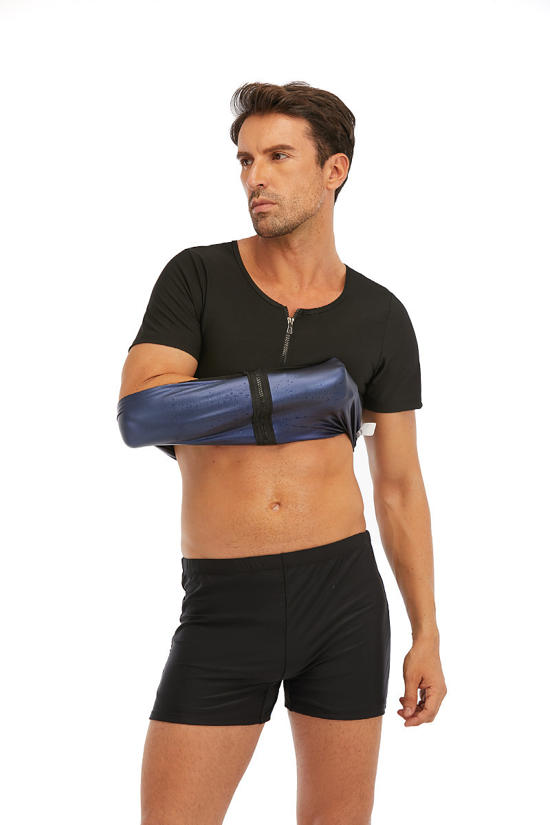 Bafully Tuta effetto sauna Maniche lunghe Vita Trainer Fitness Shirt Bafully Tuta effetto sauna Maniche lunghe Vita Trainer Fitness Shirt