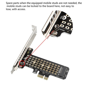 Tarjeta de Expansión de Transferencia de SSD M.<span class=keywords><strong>2</strong></span> NVMe a PCIe x1, Compatible con PCIe 4.0 - Product Image 5