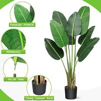 Plantes artificielles en gros, arbre décoratif pour la maison, bonsaï, plantes en plastique, pots, aménagement paysager, plantes modernes, palmier d'intérieur