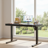 Table élévatrice électrique en acier et bois, moderne, commerciale, ergonomique, durable, automatique, convertible, pliable, extensible, résistante à l'eau
