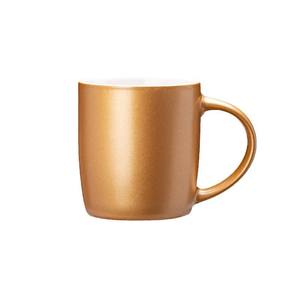 <b>Ceramic</b> Mug Colored Glaze Gold Plated 301-400ml Business Gifts - Product Image 1