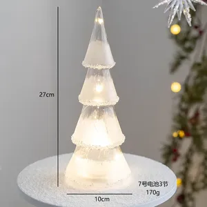 Nuevo Adorno Navideño de Cristal para Escritorio, Árbol de <span class=keywords><strong>Navidad</strong></span> Color Champán, Decoración para el Hogar, Jardín y Escenas Festivas - Product Image 2