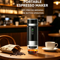 Machine à café portable intelligente à capsules avec chauffage rapide, batterie amovible, pour expresso, idéale pour le camping, la maison et les voyages d'affaires