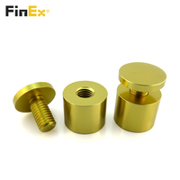 Panneau d'espacement en aluminium plaqué or, panneau personnalisé en aluminium, 13mm 19mm 25mm