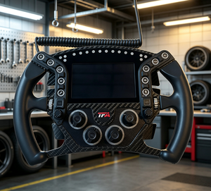 Volante de Carreras ES Formula <span class=keywords><strong>Mod</strong></span> 280mm, Cuerpo de Plástico de Grado Aeronáutico, Especialmente Diseñado para Volante ES, Hecho en China - Product Image 1
