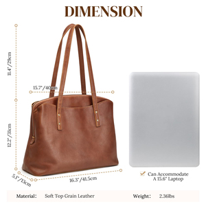 Túi tote da dành cho nữ Túi xách đeo vai công sở sức chứa lớn - Product Image 4