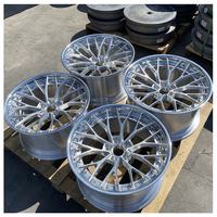 Rines Deportivos Plateados de 18, 19, 20, 21 y 22 Pulgadas, Personalizados de Fábrica, Estilo de 2 Piezas, 5x112, Rines de Aleación Forjada para Automóvil