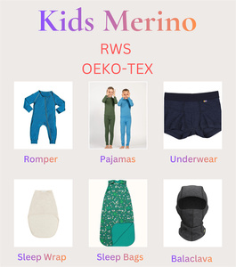 Mono de lana merino OEKO-TEX para bebé, de lana orgánica RWS, con puños plegables, pelele para bebé - Product Image 5