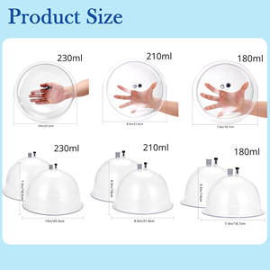 Copos de sucção para nádegas e peito, máquina de terapia a vácuo natural para aumentar as nádegas - Product Image 2