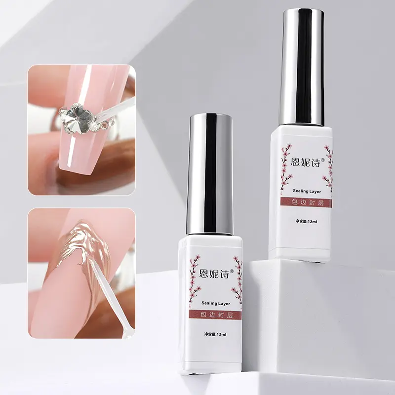 12Ml Lijm Gel Dompelpoeder Dip Poeder Niet Tuinieren Top Coat Lijm Gel Voor Dompelen Poeder