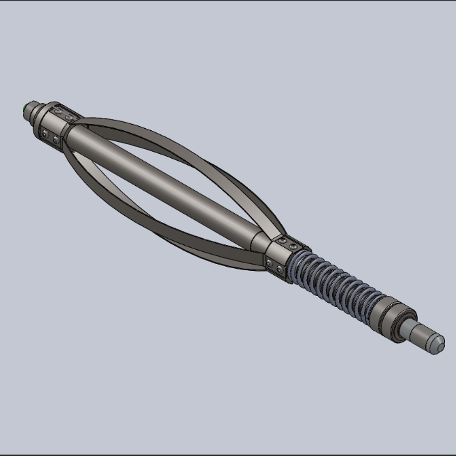 Проволочный пружинный центрозатор для скручивания нефтяных месторождений