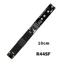 M.2 NVMe SSD Verlängerung Kabel Solide Stick Riser Karte R44SF/R24SF M2 zu PCI-Express 3,0X4 PCIE Volle Geschwindigkeit 32G/bps M Schlüssel Extender