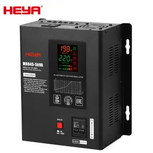 HEYA Wall Hanging 5KVA 45-280V Wide Voltage Single Phase 220V AC Automatic Voltage Regulators Stabilizers AVR