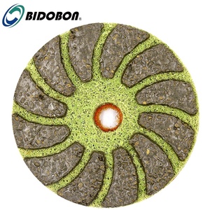 BIDOBON Transitional Metal and <strong>Resin</strong> Bond Diamond Dry Concrete Floor Sponge <strong>Polishing</strong> <strong>Pads</strong>