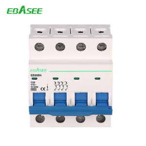 EBASEE <span class=keywords><strong>EBS6BN</strong></span> Alta calidad Certificación CE 63A Corriente Monofásica 230V 1P 2P Mini Disyuntor MCB - Product Image 5