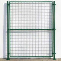 Clôture d'isolation modulaire en treillis soudé en acier haute résistance pour atelier robotisé, filet de protection anti-collision pour équipement automatisé