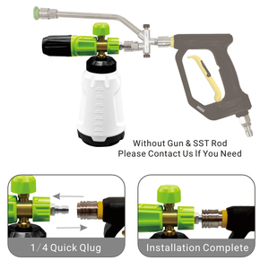 <span class=keywords><strong>Lance</strong></span> à mousse électrique haute pression 4000 PSI pour nettoyage intensif, pistolet de lavage à pression, pulvérisateur pour lavage de voitures - Product Image 3