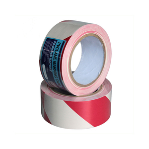 เทปพีวีซีกันน้ำสำหรับงานจราจร เทปเตือนภัยสำหรับพื้นอุตสาหกรรมแบบหนา เสริมความแข็งแรง ติดแน่นด้วยแรงกด - Product Image 1