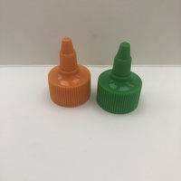 Vert Cosmétique Non Déversement Bouchon Personnalisé Bouteille Twist Off Top Capuchon Supérieur En Plastique Long Buse Bec Bouchon 28/410
