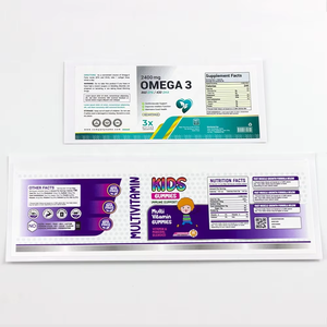 Botol pil Vitamin kustom Label tahan air berperekat, untuk stiker botol kemasan medis dan medis - Product Image 4