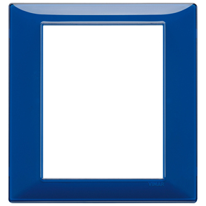 Plaque saphir Vimar 8M Reflex, longueur 18,5 cm, hauteur 2,2 cm, pour prises et fiches - Product Image 1