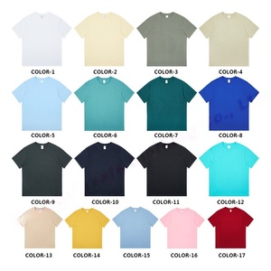 220gsm Cotton Oversized Drop‑Shoulder T‑Shirts, Custom Logo for Men & Women, White <b>Black</b> Casual Clothing - Product Image 4