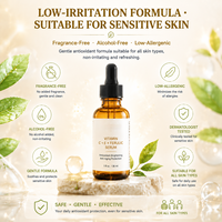 Sérum Visage Professionnel à l'Acide Férulique, Vitamine C, Collagène, Hydratation Profonde, Anti-Âge, Anti-Rides, Éclaircissant