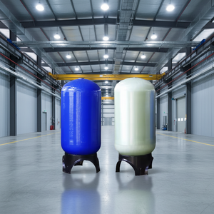 Réservoir de filtration en fibre de verre FRP, réservoir sous pression, traitement de l'eau industrielle, certifié ISO9001 CE NSF, réservoir FRP - Product Image 1