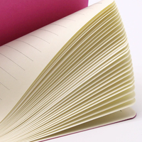 Leder-Hardcover mit Fadenbindung Umweltfreundliche Schulhefte Hausaufgaben-Bücher Kinderbücher Augenschonende A4-Format