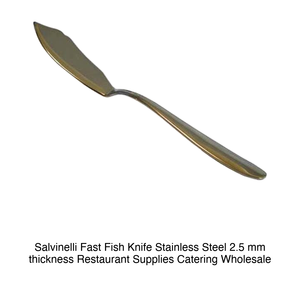 Salvinelli Fast <b>Fish</b> <b>Knife</b> 18/10 Stainless Steel, 2.5 mm Thick - Product Image 2
