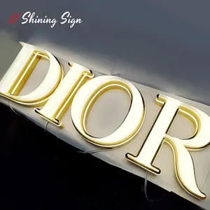 Shining Sign High Grade Illuminated Signs Multi Layered Jelly Letters Channel Letter Signage Business LED Interior 3d Logo