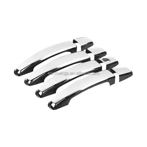 Set <span class=keywords><strong>Accessori</strong></span> di Stile per Auto per <span class=keywords><strong>Peugeot</strong></span> <span class=keywords><strong>208</strong></span> 2012-2016, Coperture Cromate per Maniglie delle Portiere per Active Allure GTI 2013 2014 2015 - Product Image 1