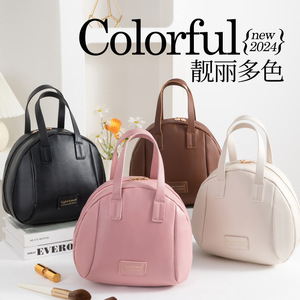 Sac à cosmétiques Merlad Shell, grande capacité, fermeture à glissière, étui de rangement portable pour articles de toilette pour femmes - Product Image 2