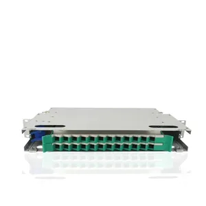 Attrezzatura in fibra ottica 2 U ODF fibra ottica Rack Mount Enclosure telaio di distribuzione in fibra ottica Odf 24 porte