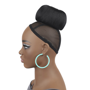 J-069-1 Grand <span class=keywords><strong>chignon</strong></span> Apple <span class=keywords><strong>Chignon</strong></span> de cheveux <span class=keywords><strong>rétro</strong></span> européen et américain Paquet Chignons bouclés Chignons de mariée - Product Image 4