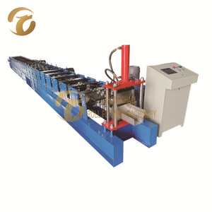 Machine de formage à froid pour gouttières en acier coloré aluminium, certifiée CE - Product Image 5