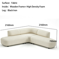 Canapé Chesterfield sur mesure pour bureau, mobilier contractuel pour projets de décoration d'hôtels, villas et chambres