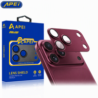 Protection d'objectif d'appareil photo pour iPhone 18 Pro Max, film protecteur intégré, verre trempé métallique AR, protection d'écran de caméra arrière