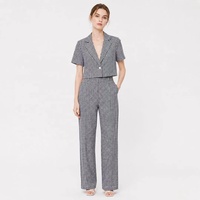 Vestes de costume et pantalons larges élégants et tendance pour femmes, nouvelle collection été 2026, personnalisables en usine